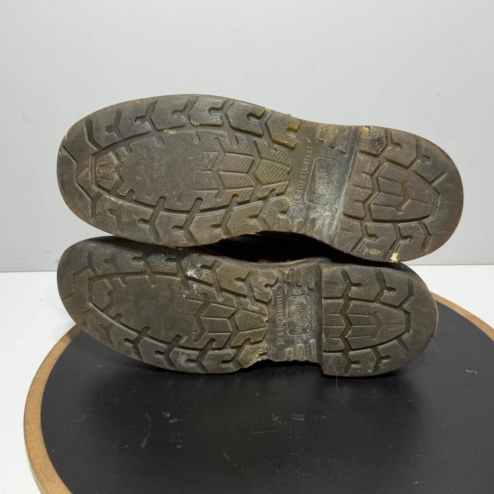 Red Wing 2408 Work Boots Men 7.5 D Steel Toe Leather Brown‎ Industrial Workwear